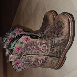 John Deere Infant Boots Size 6M Practically New